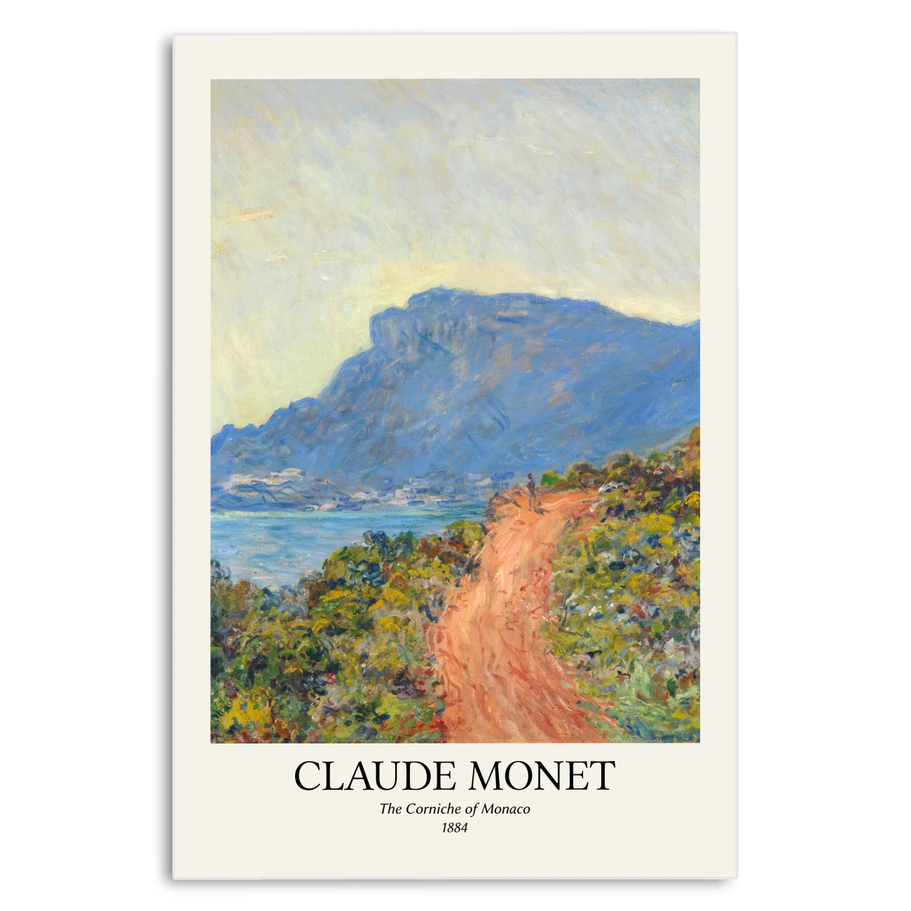 Claude Monet Poster - La Corniche near Monaco - animaginis.com